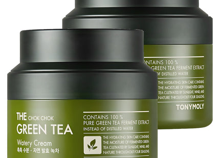 TONYMOLY THE CHOKCHOK GREEN TEA MOISTURE CREAM 100ML 2PACK