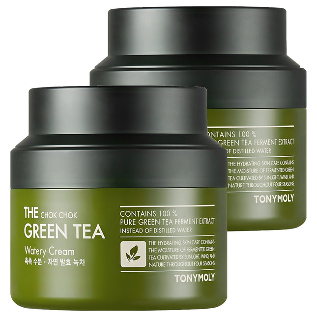 TONYMOLY THE CHOKCHOK GREEN TEA MOISTURE CREAM 100ML 2PACK