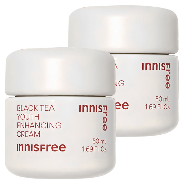 INNISFREE  Black Tea Youth Enhancing Firming Cream 50ml 2-pack