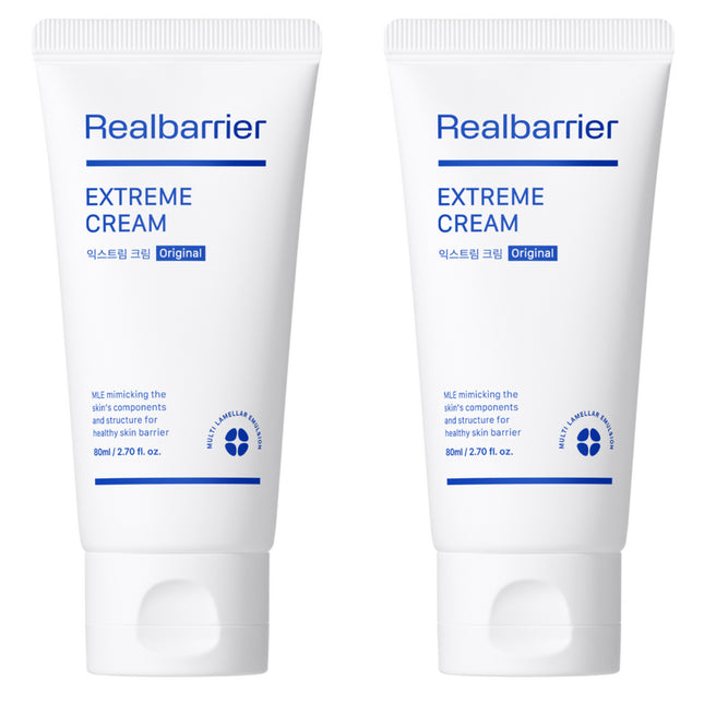 REAL BARRIER  Extreme Cream Tube, 80ml, 2 Pack