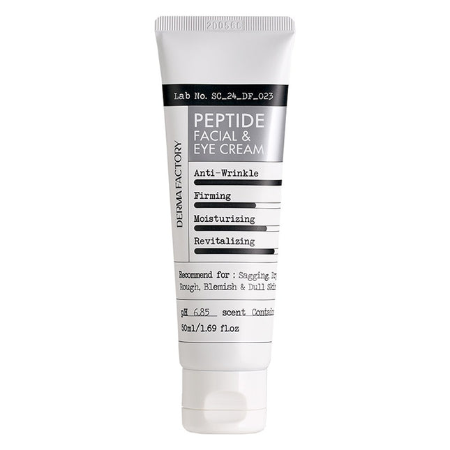DERMA FACTORY  Peptide Facial and Eye Cream, 50ml, 1 count