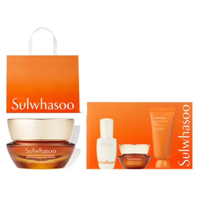SULWHASOO Concentrated Ginseng Renewing Creamy Eye Cream 15ml + Shopping Bag, 1 Set