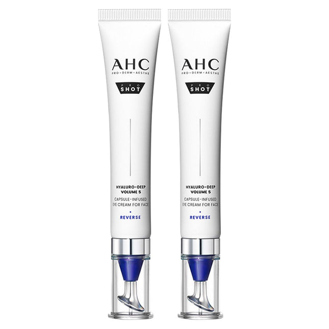 AHC  Pro Shot Hyaluronic Deep Volume 5 Capsule Infused Eye Cream For Face, 30ml, 2 Count