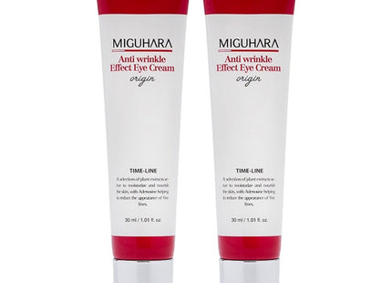 MIGUHARA  ANTI WRINKLE EFFECT EYE CREAM ORIGIN, 30ML, 2PCS