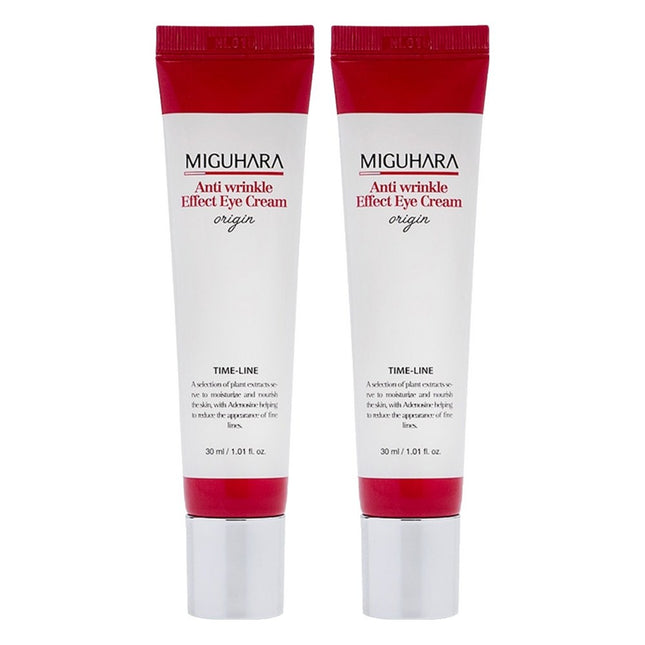 MIGUHARA  ANTI WRINKLE EFFECT EYE CREAM ORIGIN, 30ML, 2PCS