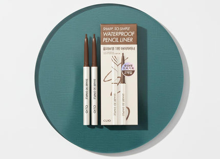 CLIO Sharp So Simple Waterproof Pencil Liner Double Set