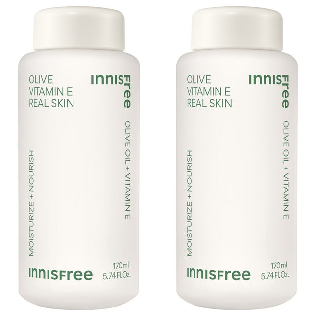 INNISFREE  Olive Vitamin E Real Skin 170ml 2 Count