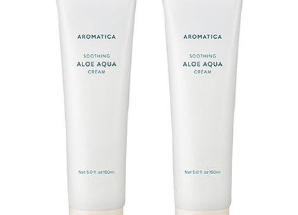 AROMATICA  Soothing Aloe Aqua Cream, 2 Pack
