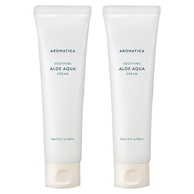 AROMATICA  Soothing Aloe Aqua Cream, 2 Pack