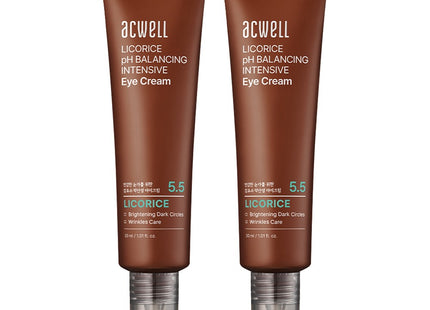 ARKWELL  Licorice Root pH Balancing Intensive Eye Cream, 30ml, 2 Count