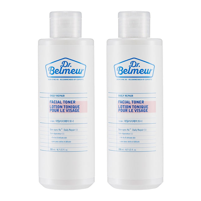 THE FACE SHOP Dr.Belmeur Daily Repair Toner, 200ml, 2 count