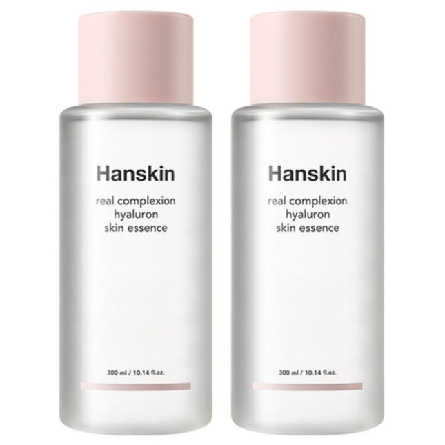 HANSKIN  Real Complexion Hyaluron Skin Essence, 300ml, 2 Count