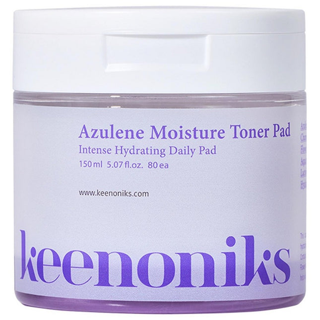 KINONIX Kinonix Azulene Moisture Toner Pad 150ml, 80 Count, 1 Pack