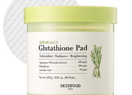 SKINFOOD  Asparagus Brightening & Pore Tightening Pad 250g, 60 count