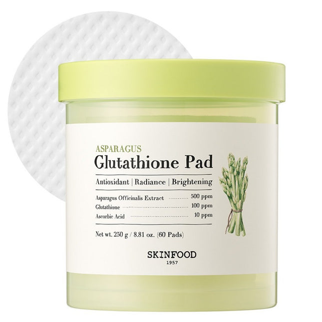 SKINFOOD  Asparagus Brightening & Pore Tightening Pad 250g, 60 count