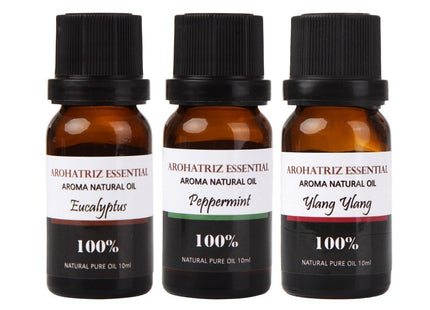 ALOHARTREES  Essential Oil Eucalyptus + Peppermint + Ylang Ylang, 1 Set