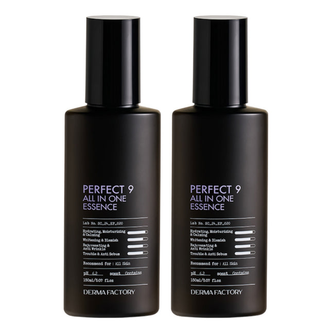 THE DERMA FACTORY  Perfect 9 All-in-One Essence, 150ml, 2 Count