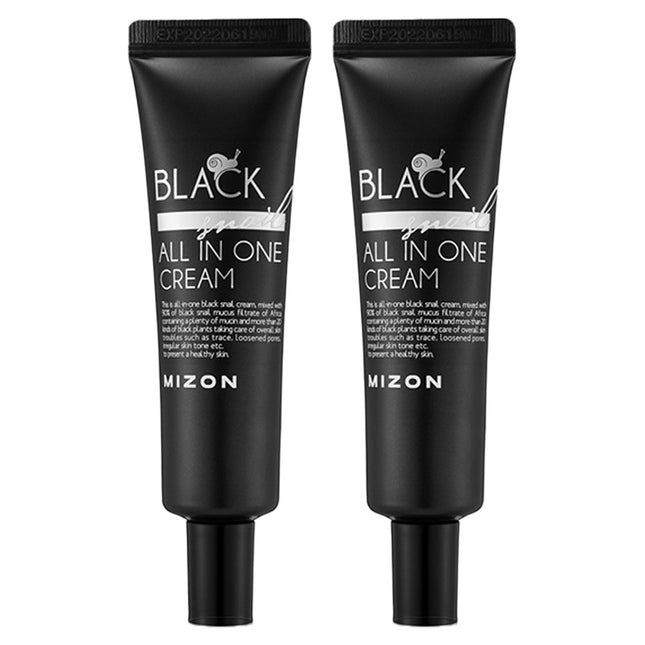 MIZON  Black Snail All In One Cream Tube, 35ml, 2 Count