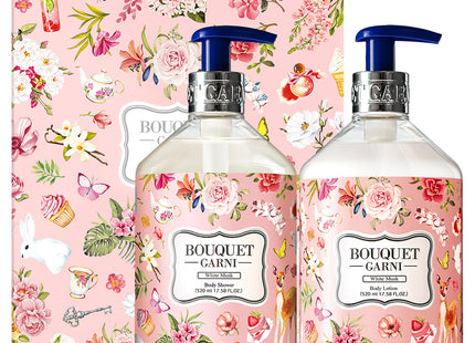BOUQUET GARNI  White Musk Body Wash + Body Lotion Set, 1 Set