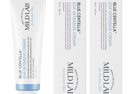 MILD LAB Blue Centella Madeca EGF Intensive Cream, 50ml, 2 Count
