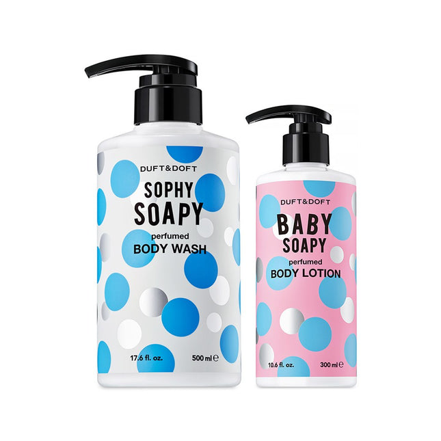 DOUFFT&DOFFT  Perfumed Body Wash Sophie Sophie Body Wash 500ml + Baby Sophie Body Lotion 300ml, 1 Set