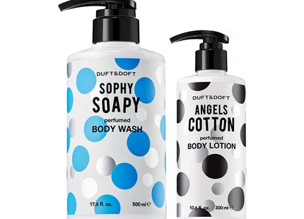 DOFT & DOFT  Perfumed Body Wash Sophie Sophie 500ml + Angel's Cotton Body Lotion 300ml, 1 Set