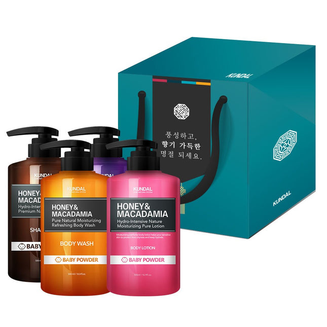 KUNDAL  Baby Powder Hair Care Set Special Edition 4-piece Set
