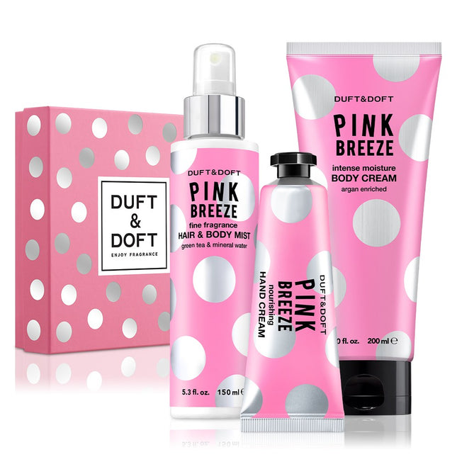 DOFT & DOFT  Pink Breeze Hand & Body Set, 1 Set
