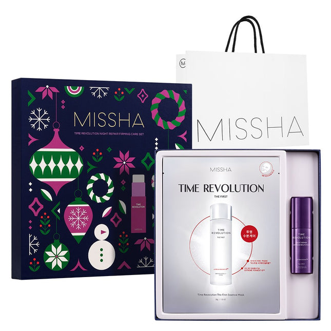 MISSHA  TIME REVOLUTION NIGHT REPAIR FIRMING CARE HOLIDAY EDITION SET, 1 SET