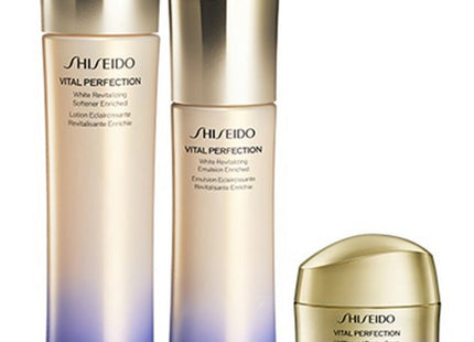 SHISEIDO  VITAL PERFECTION WHITE REVITALIZING BASIC SOFTENER 150ml + EMULSION 100ml + CREAM 30ml SET, 1 SET
