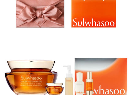 SULWHASOO NEW Concentrated Ginseng Renewing Cream Classic 60ml+5ml Luxury Silk Pouch Gift Wrapping + Shopping Bag