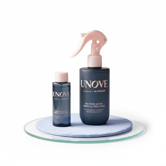UNOVE ANOB No-Wash Water Ampoule Treatment 200ml + 50ml Gift Set Spray Hair Pack