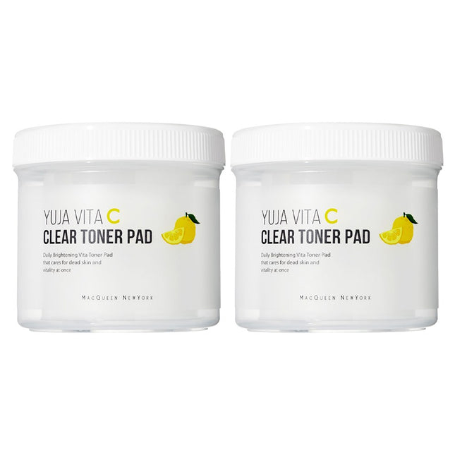 MCQUEEN NEW YORK  Yuzu Vita C Clear Toner Pad, 100 count, 2 Pack