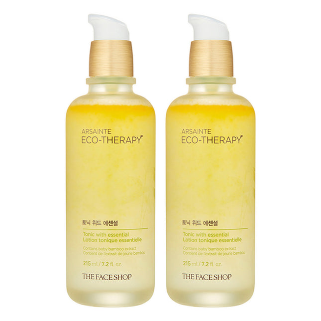 THE FACE SHOP Arscene Eco Therapy Tonic With Essential, 215ml, 2 Pack