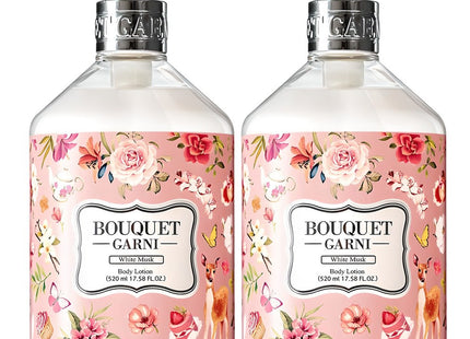 BOUQUET GARNI  Fragranced Body Lotion White Musk 520ml 2 Pack