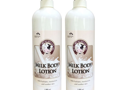 FLOWERING MAN  Milk Body Lotion 1000ml, 2 Count