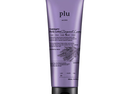 PLU  Therapy Body Lotion Bergamot Lavender Scent 200ml 1pc