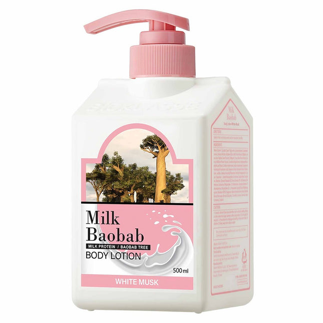 MILKBAOBAB  Body Lotion White Musk Scent 500ml 1ea