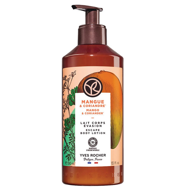 YVES ROCHER  Escape Body Lotion Mango & Coriander 390ml 1ea
