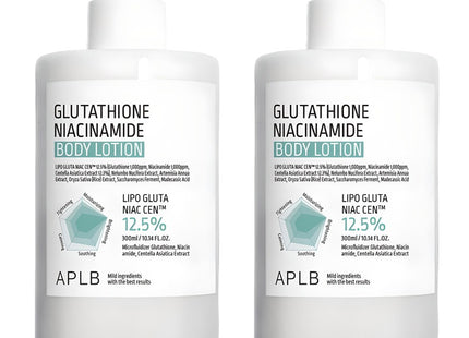 APLB  Glutathione Niacinamide Body Lotion, 300ml, 2 Pack