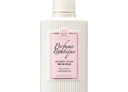HAPPY BATH  Perfume Boutique Oil Body Lotion Rose Blush Chypre Water Rose Scent, 350g, 1 Count
