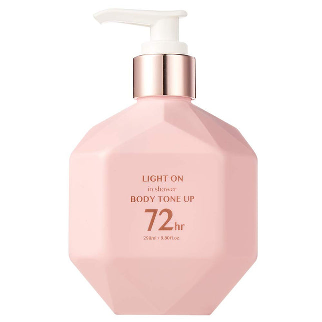 BOM  Light On Shower Body Tone Up Bar Body Lotion Baby Powder Scent, 290ml, 1 Pack