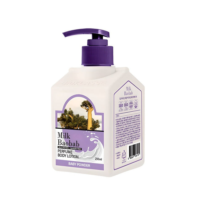 MILK BAOBAB  Perfumed Body Lotion Baby Powder 250ml 1 count