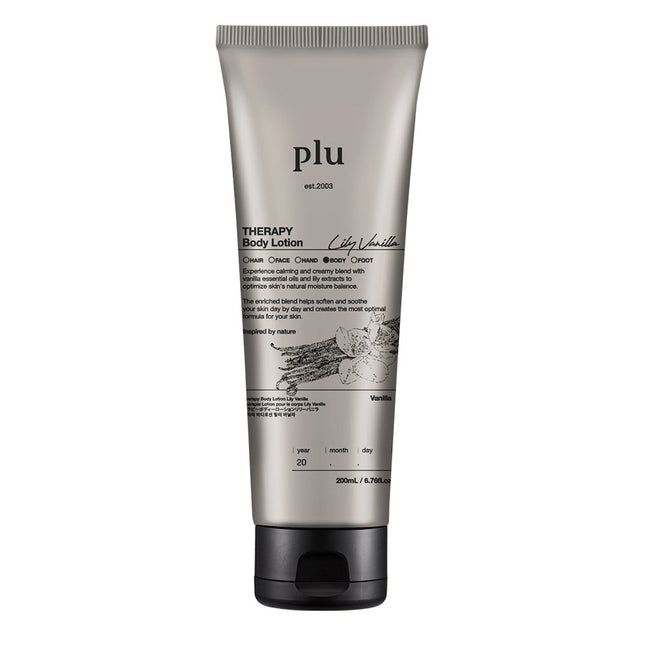 PLU  Therapy Body Lotion Lily Vanilla Vanilla & Coconut Scent, 200ml, 1 count