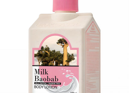 MILK BAOBAB  Body Lotion Damask Rose Scent 500ml 1 Pcs