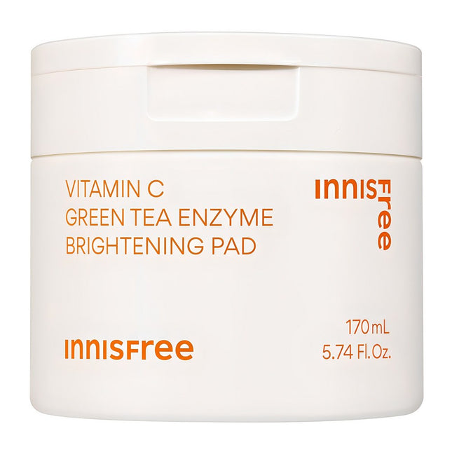 INNISFREE  Vita C Green Tea Enzyme Blemish Toner Pad 170ml, 60 pads, 1 count