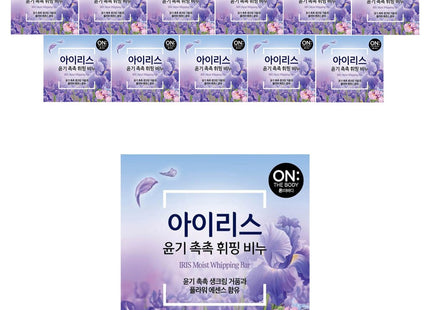 ON THE BODY  Flower Whipping Soap Iris, 90g, 12 Count