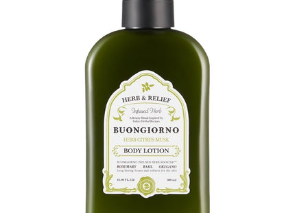 ATOSEFE  Bon Giorno Hydrating Perfumed Body Lotion Herb Citrus Musk Scent, 500ml, 1 Count