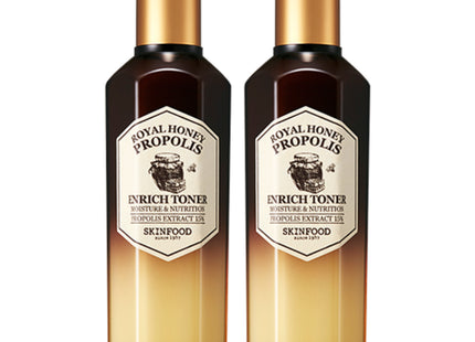 SKINFOOD  Royal Honey Propolis Enrich Toner, 160ml, 2 count
