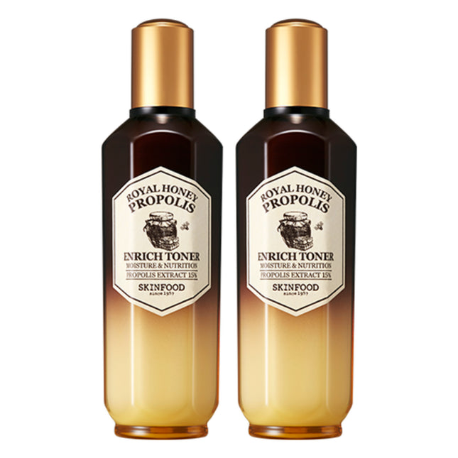 SKINFOOD  Royal Honey Propolis Enrich Toner, 160ml, 2 count